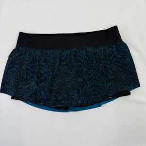 Lululemon Final‎ Lap Skort Capri Black Size 12